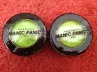 TWO MANIC PANIC GLITTER JEWELS Eye Body Micro Glitter Powder Lime/Neon Green