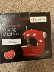 Smartek RX-08 Mini cordless Sewing Machine with Pedal Red Light and Compact