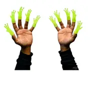 Archie McPhee Glow In The Dark Alien Finger Puppet