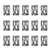 15Pcs Hair Braid Rings Chic Hair Jewelry Dreadlocks Hair Cuffs Dreadlocks Supply