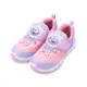 【Disney 迪士尼】17-21cm 蝴蝶結圓燈運動鞋 紫粉 中大童鞋 FNKX37417