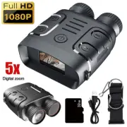 1080P Night Vision Goggles Infrared Digital Binoculars 5xZoom Digital IR Hunting
