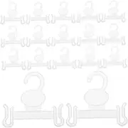 Cabilock 100Pcs Plastic Shoe Hanger Hooks for and Slippers Versatile Shoe Display Rack for Retail Environments Space Saving Organizer for Supermarkets and Shopping Malls