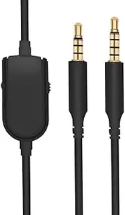 A10 Replacement Cable Inline Mute Volume Control with Microphone for Astro A10/A40/A30/A50 Headsets Cord Lead Compatible with Xbox One Play Station 4 PS4 Headphone Audio Extension Cable (6.5ft/Black)