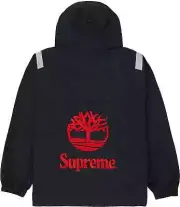 Supreme Timberland Reflective Taping Anorak - (Black) Size Small