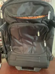 Ebags Mother Lode Wheeled Rolling Travel Backpack Black 22” - Black