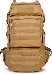 Hiking Backpack Large Capacity actics Backpack Waterproof Encrypted Nylon Rucksack for Hike