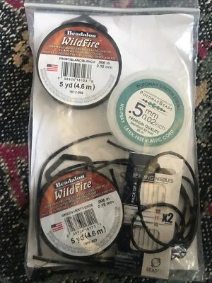 Beadalon & Potomac Weaving Thread Cord & Needle Sample Kit