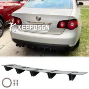 32" x 6.5" Rear Bumper Spoiler Diffuser Chin Shark Fin Matte For VW Jetta Passat (for: Volkswagen)