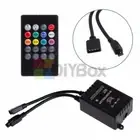 4X 9 SMD LED RGB LED Strip Lights Music Wireless Remote Control For Car Interior