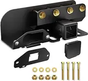 EYOUHZ for Ford Bronco Hitch Tow Trailer Kit Compatible with 2021 2022 2023 2024 Ford Bronco 2 Door & 4 Door Hitch Receiver, Rear Bumper 2 Inch Towing Hook Combo with Cover (Exclude Bronco Sport)