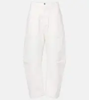[Nili Lotan] Nili Lotan Shon high-rise barrel-leg jeans 29 white