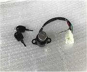 Ignition Switch for CBT125 for CB125T for CBT 125 CM125 All Years Motorcycle Ignition Switch Fuel Gas Cap Helmet Seat Lock Key Set Motorcycle Ignition Switch Lock(Master Lock)