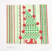 Penny MacLeod Playful Tree Handpainted Needlepoint Canvas