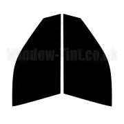 Pre Cut Car Window Tint for Honda Civic Estate 1996-01 Front Windows Film Kit