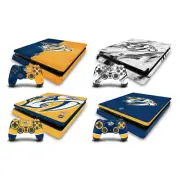 OFFICIAL NHL NASHVILLE PREDATORS VINYL SKIN FOR PS4 SLIM CONSOLE & CONTROLLER