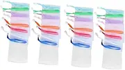 Beatifufu 2sets Large Soap Net Pouch Holder Soap Saver by Soap Soap Net for Face Body Wash 30pcs*2