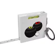 'Lawn Bowls' Keyring Tape Measure / Spirit Level Tool (KM00016325)