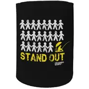 Alcohol Stubby Holder - Stand Out Fishing - Funny Novelty Birthday Gift Joke Beer Can Bottle