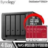 在飛比找遠傳friDay購物精選優惠-Synology群暉科技 DS923+ NAS 搭 WD 紅