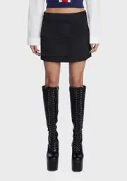 Sophisticated Sass Mini Skirt