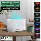 USB Essential Oil Diffuser LED Flame Light Ultrasonic Aroma Mist Air Humidifier