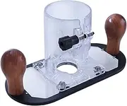 Router Trimmer Base | Transparent Trimmer Router Base Tool - Power Tool Accessory for Beginners Home Users Professionals Business Users Craft Enthusiasts
