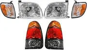 TRQ Lighting Kit Compatible with 2000-2004 Toyota Tundra