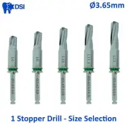 1x DSI Dental Implant Stopper Surgical Drill External Irrigation Ø3.65 Selection