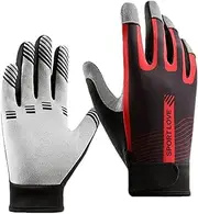 [Generic] Touch Screen Finger Gloves,Touch Screen Gloves for Men,Outdoor Touch Screen Gloves - Waterproof Windproof Cycling Gloves with Touch Screen,