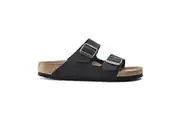 Birkenstock Arizona BirkiBuc Vegan Sandals - Narrow - Black