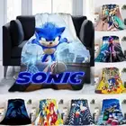 Supersonic Mouse Sonic Anime Blanket Flannel Nap Blanket Sofa Bed Sheet Blanket