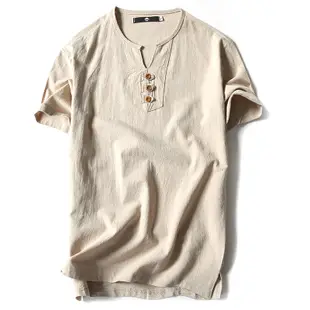 summer Men V-neck print T-shirts brand tee cotton clothes男T