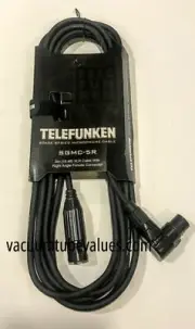 TELEFUNKEN Elektroakustik SGMC-5R Right Angle 5M - 16.5' XLR Stage Series Cable