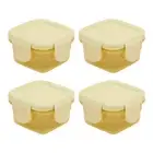 4pcs Snack Container Durable Convenient 60ml Takeaway Food Container Bpa Free