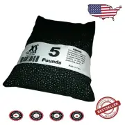 Versatile 5lb Lead Shot Weight in Heavy-Duty Nylon for Diving Enthusiasts