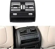 USTKWZ Upgraded Rear Fresh Air Conditioing AC Vent Grille Panel Cover ， Compatible With BMW 5 Series F10 F11 F18 64229172167 64229158312(Model B with chrome)