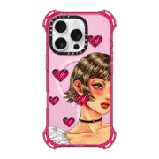 iPhone 16 Pro Bounce Case MagSafe Compatible HEART LOVE BY DAHYE