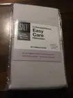 SALT Standard/Queen Easy Care Pillowcases 300 Thread Count Silver, Set of 2, NEW