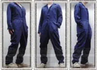 在飛比找Yahoo!奇摩拍賣優惠-《甲補庫》深藍色、丈青色連身工作服、海軍技工服、連身裝、連身