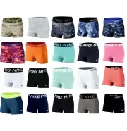 Nike Women Pro 3" Shorts & Big Girl DRI-FIT Training Athletic Compression Short