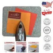 Premium Wool Pressing Mat for Quilting – Fire-Resistant & Time-Saving 17" x 24"