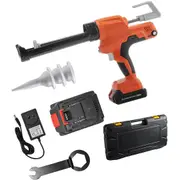 Cordless 6-Speed Sausage Caulking Gun with 20V Battery, 300ml Capacity