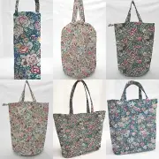 Rose Garden Reusable Fabric Gift Bags and/or Tote Bags (3 Colors Available)