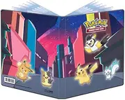 Ultra PRO - Gallery Series: Shimmering Skyline 4-Pocket Portfolio for Pokémon, Durable Artistic Limited Edition Stylish Secure Elegant Exclusive Trading Card Organizer & Holder Binder