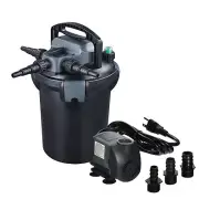 1500 gal UV BIO-FILTER Pond Pressured 13w Filter Pressurized with 720 GPH pump