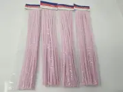 Lot 100 Light Pink 12" Long x 1/4" 6mm Wired Pipe Cleaners Craft Chenille Stems