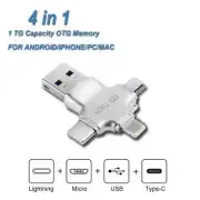 All in 1 USB 3.0 Flash Drive OTG Photo Stick For iPhone Android Phone Type C PC