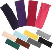 [Abaodam] 12 Pcs Workout Headbands Elastic Sweat Wicking and Breathable Sports Hair Bands for Fitness Activities Stylish and Lightweight for Running Yoga and Gym Workouts