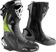 Arlen Ness Pro Shift 2 Motorcycle Boots, black-yellow, Size 48 for Women Black Yellow